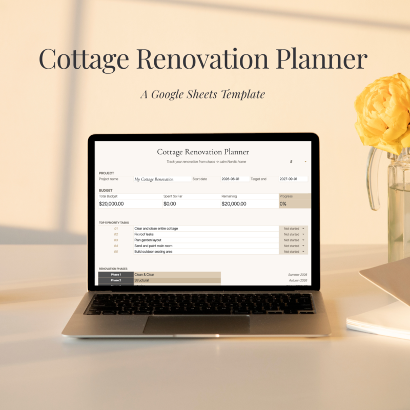 Cottage Renovation Planner