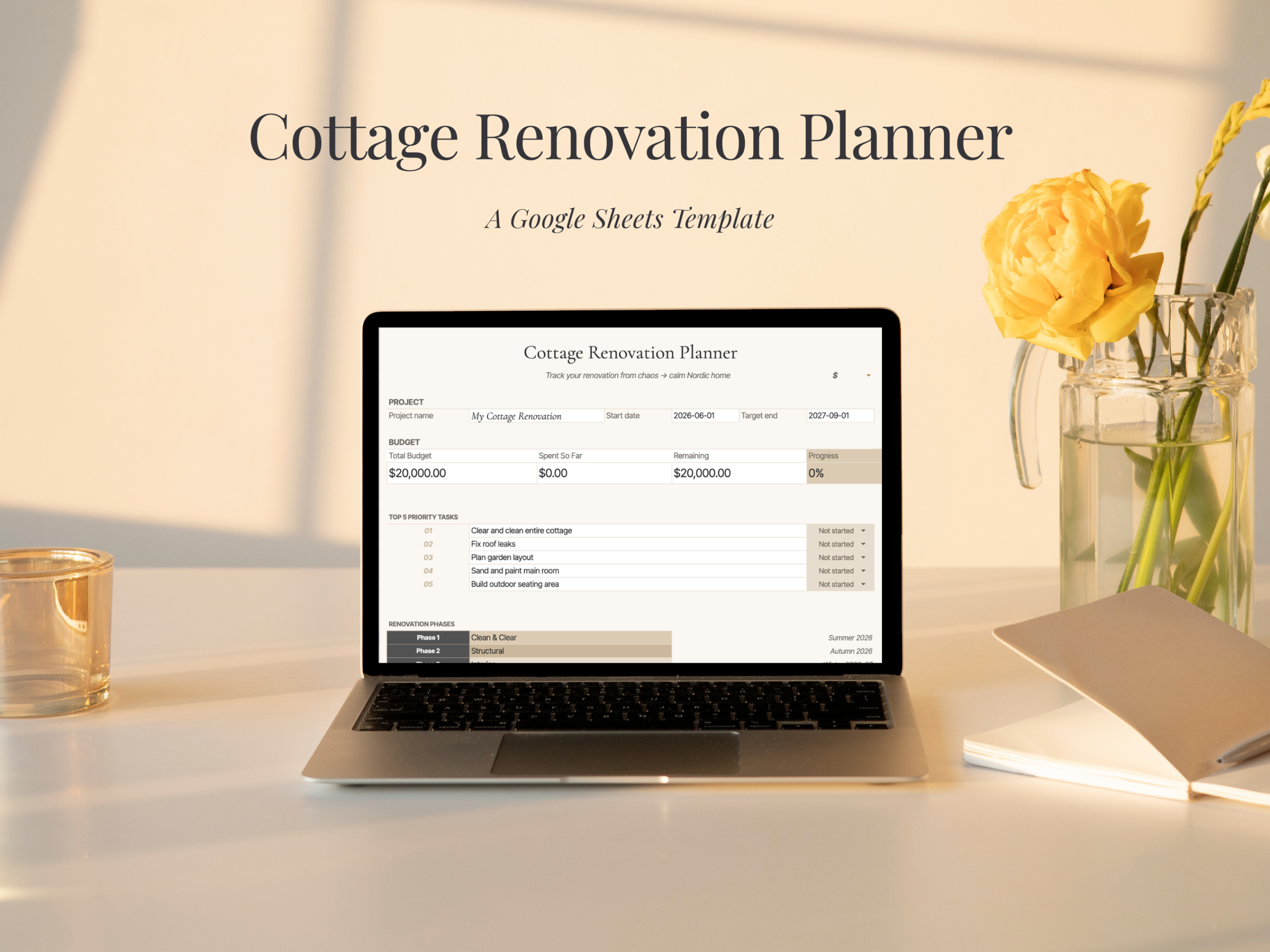Cottage Renovation Planner