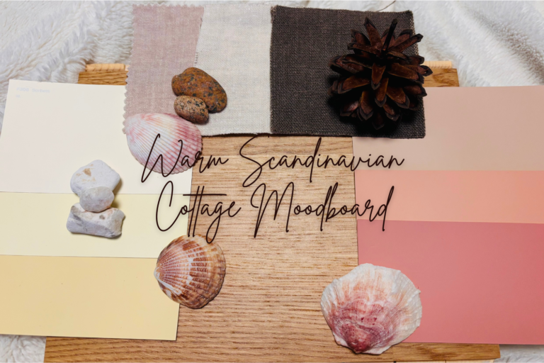 Warm Scandinavian Cottage Moodboard